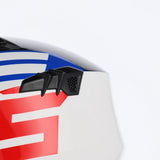 Acerbis Jet Aria Trials Helmet Bianco Blu Rosso