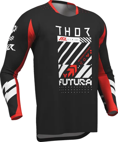 2026 Thor Jersey Launchmode Futura Black Red