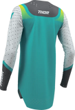 2026 Thor Women's Sportmode Velocity Jersey Grey Aqua