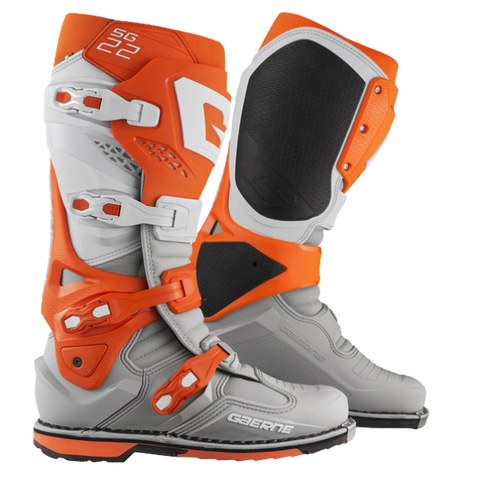 Gaerne SG22 Orange White Grey Motocross Boots