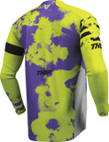 2026 Thor Jersey Launchmode Bleach Grey Acid