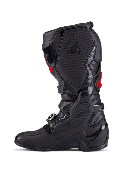 Alpinestars Tech 7 Motocross Boots Black Red Fluo – AT Motocross