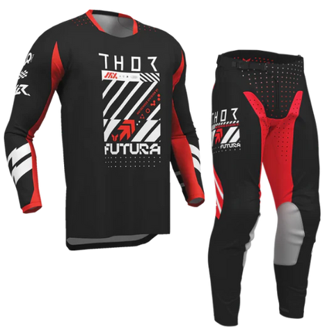2026 Thor Launchmode Futura Youth Kit Combo Black Red