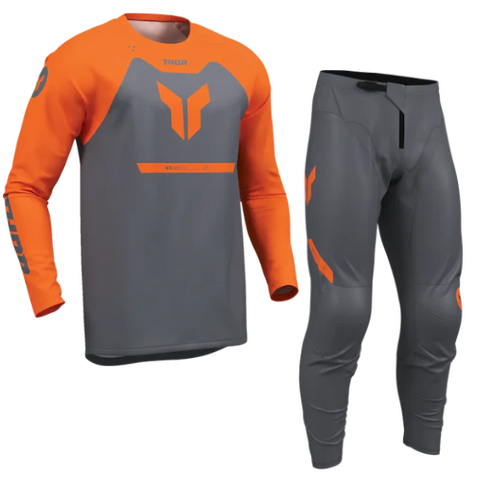 2026 Thor Ridemode Menace Youth Kit Combo - Charcoal