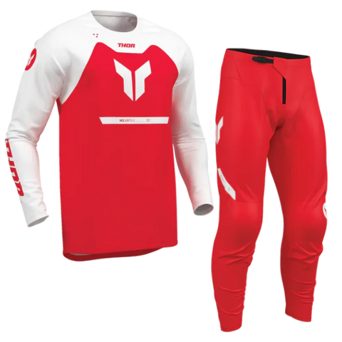 2026 Thor Ridemode Menace Youth Kit Combo - Red