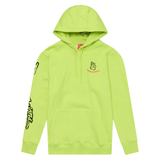 Troy Lee Designs Peace Out PO Hoodie - Glo Yellow