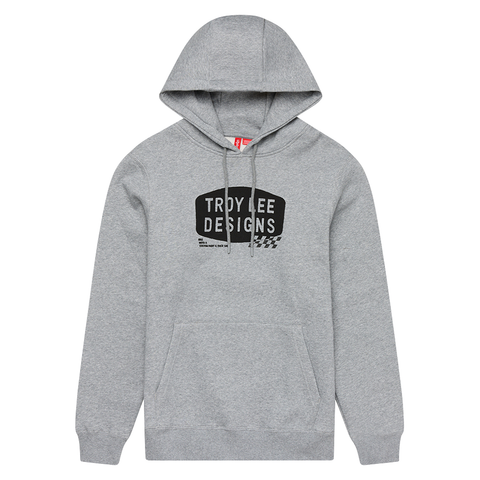 Troy Lee Designs Stamp PO Hoodie - Grey Heather