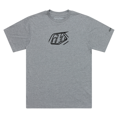 Troy Lee Designs Badge Tee - Grey Heather