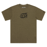 Troy Lee Designs Badge Tee - Olive Heather