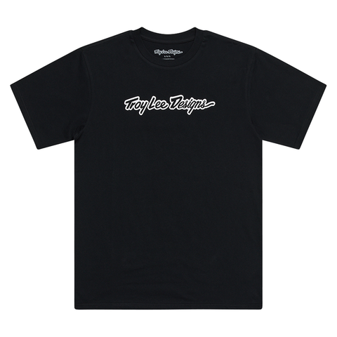 Troy Lee Designs Signature Youth Tee - Black