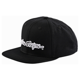 Troy Lee Design Signature Curved Snapback Cap Black