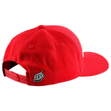 Troy Lee Design Signature Curved Snapback Cap Red