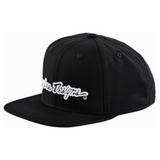 Troy Lee Designs Signature Curved Snapback Cap Black