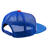 Troy Lee Designs Peace Out Trucker Snapback Cap - White Blue