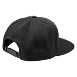 Troy Lee Designs Badge Flat Bill Snapback Cap - Black