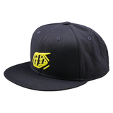 Troy Lee Designs Badge Flat Bill Snapback Cap - Navy