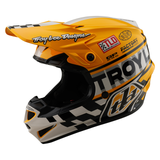 Troy Lee Designs GP PRO Fifty-50 Helmet - White Gold