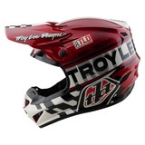 Troy Lee Designs GP PRO Fifty-50 Helmet - White  Red