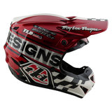 Troy Lee Designs GP PRO Fifty-50 Helmet - White  Red