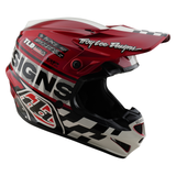 Troy Lee Designs GP PRO Youth Fifty-50 Helmet - White Red