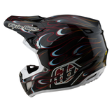 Troy Lee Designs SE5 Carbon Torched Helmet - Black  Red