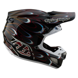 Troy Lee Designs SE5 Carbon Torched Helmet - Black  Red