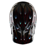 Troy Lee Designs SE5 Carbon Torched Helmet - Black  Red