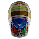 Troy Lee Designs SE5 Composite Rays Helmet - White Blue