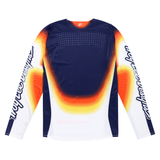 Troy Lee Designs SE PRO Array Jersey - White  Navy