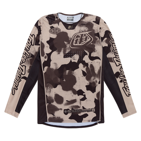 Troy Lee Designs SE PRO Blotted Jersey - Phantom  Taupe