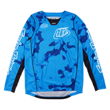 Troy Lee Designs GP PRO Youth Blotted Jersey - Bright Blue