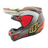 2026 Troy Lee Designs  SE5 Composite Stripes Helmet Black / Infra Red