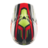2026 Troy Lee Designs  SE5 Composite Stripes Helmet Black / Infra Red