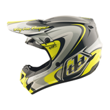 2026 Troy Lee Designs GP PRO Crossover Helmet Grey / Flo Yellow