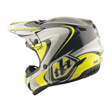 2026 Troy Lee Designs GP PRO Crossover Helmet Grey / Flo Yellow