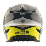 2026 Troy Lee Designs GP PRO Crossover Helmet Grey / Flo Yellow