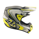 2026 Troy Lee Designs GP PRO Crossover Helmet Grey / Flo Yellow