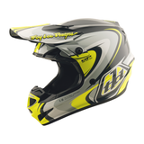 2026 Troy Lee Designs GP PRO Crossover Helmet Grey / Flo Yellow