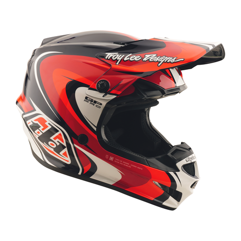 2026 Troy Lee Designs GP PRO Youth Crossover Helmet Black / Red