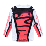 2026 Troy Lee Designs GP Pro Youth Membrane Jersey White / Infra Red