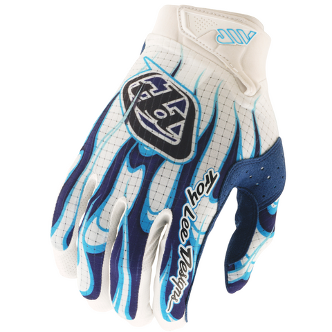 2026 Troy Lee Designs Air Torched Gloves White Blue