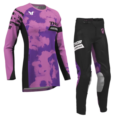2026 Thor Launchmode Bleach Womens Kit Combo Black Orchid