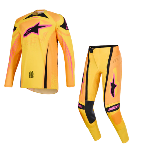 2026 Alpinestars Techstar Nomur Kit Combo - Orange Yellow Pink