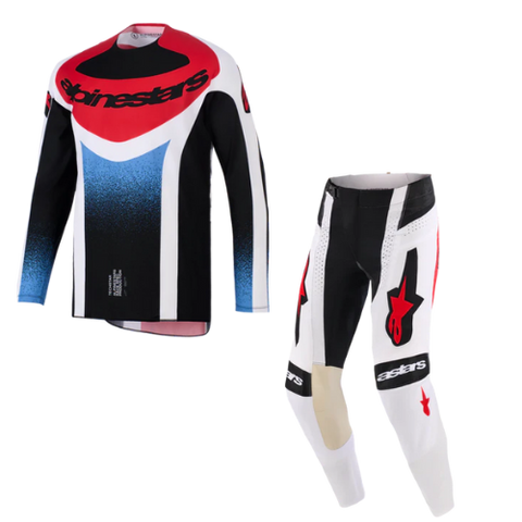2026 Alpinestars Techstar Knif Kit Combo - Black White Red