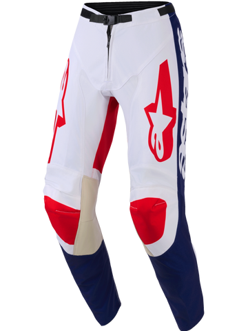 2026 Alpinestars Racer Riway Pant -White Blue Red