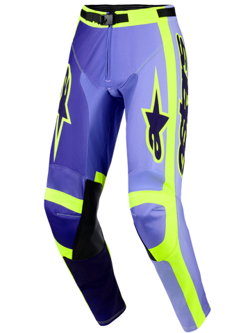 2026 Alpinestars Racer Portl Pant - Purple Yellow Fluo