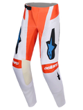 2026 Alpinestars Techstar Knif Pant -  Light Gray Orange Fluo Black