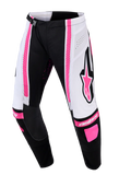 2026 Alpinestars Techstar Nomur Stella Womens Pant - Black White Fuchsia
