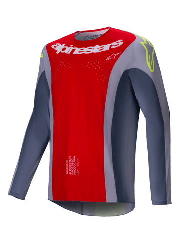 2025 Alpinestars Techstar Melt Jersey Bright Red Grey