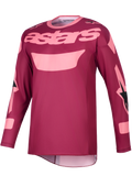 2026 Alpinestars Racer Riway Motocross Jersey - Dark Red Coral